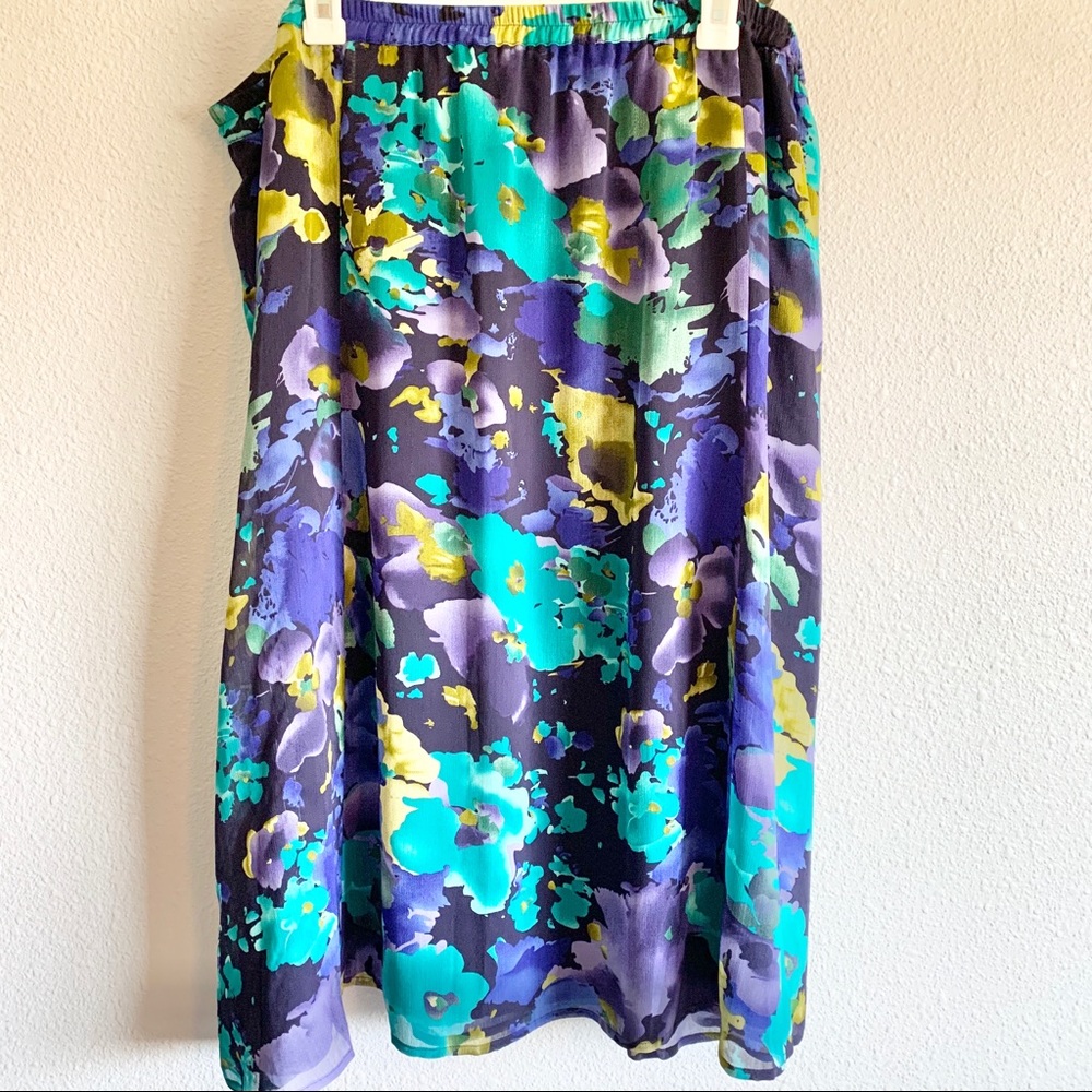 Drapers & Damons Women’s Plus Size Blue Skirt 2X